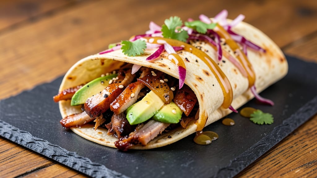 BBQ Pork Wraps Recipe: Smoky-Sweet Pork Bursting With Flavor in Tortillas