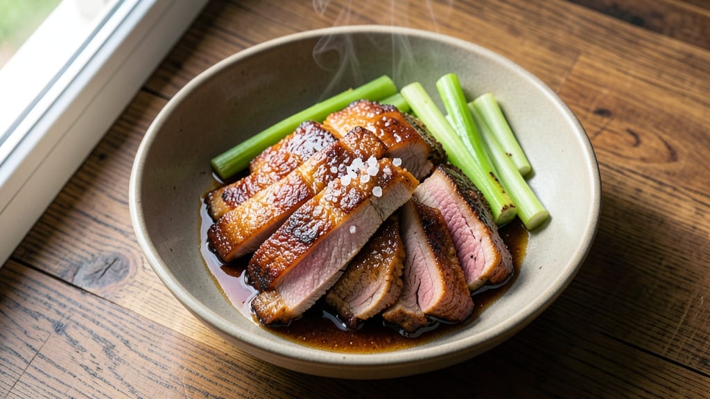 Chashu Pork Recipe Instant Pot: Silky Braised Pork with Celery Crown Crunch