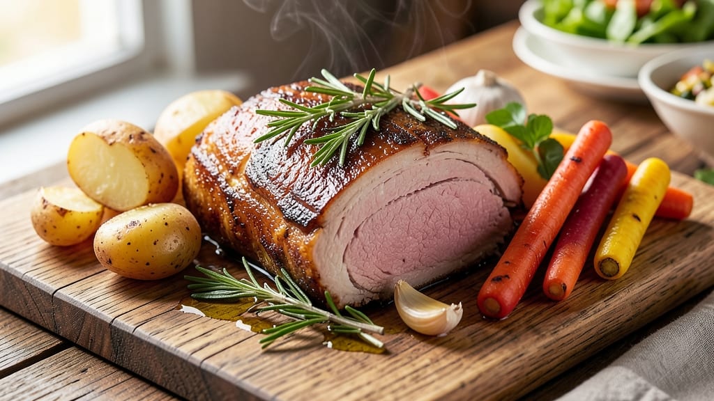 Boneless Pork Loin Roast Recipe with Potatoes and Carrots: One-Pan Sunday Feast