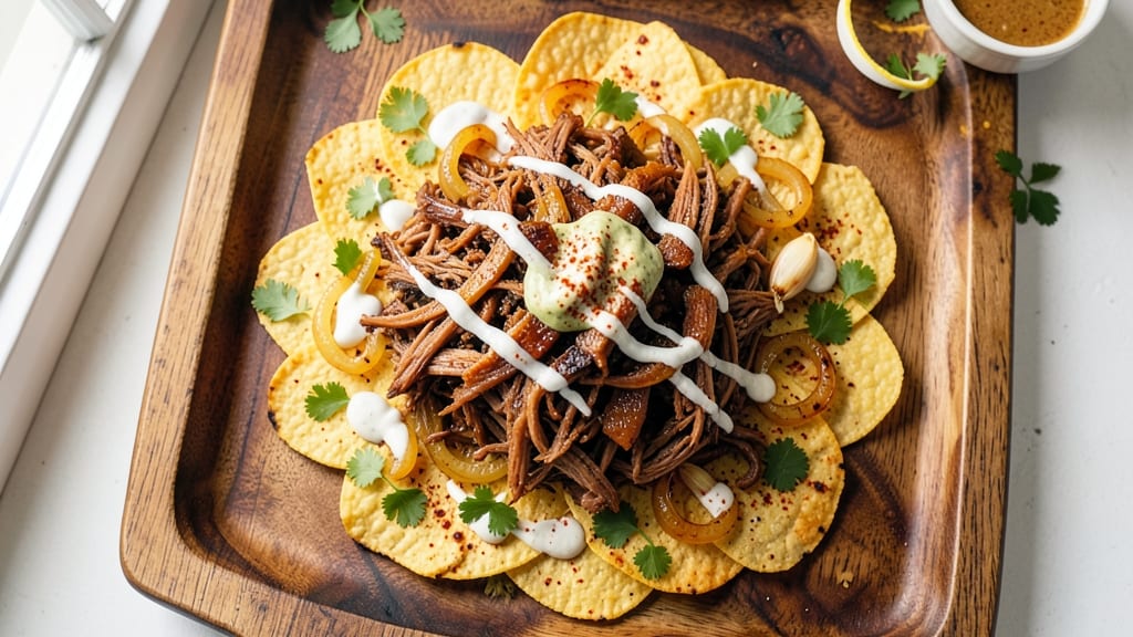Captain Cook's Pulled Pork Nachos Recipe: Smoky-Spiced Stacks With Gooey Cheese Rivers