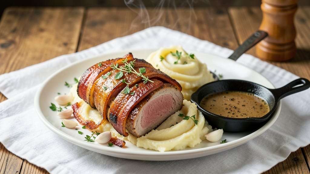 Bacon-Wrapped Pork Tenderloin Crock Pot Recipe: Smoky, Salty Crust Meets Juicy Core