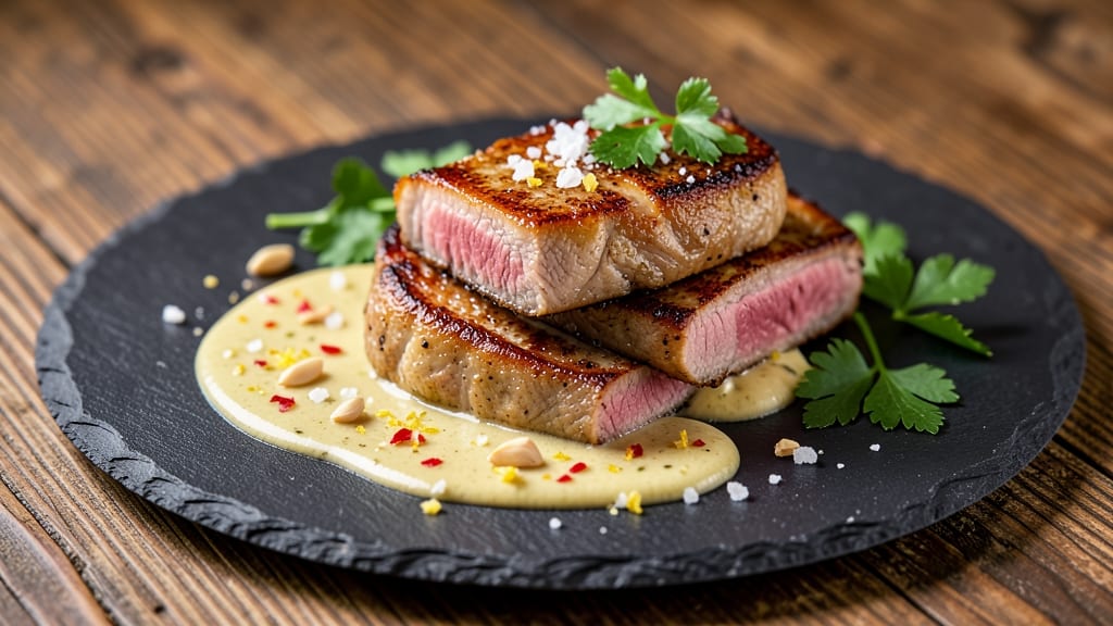Carrabba's Pork Medallions Recipe: Pan-Seared Crispiness With Herbed Cream Sauce