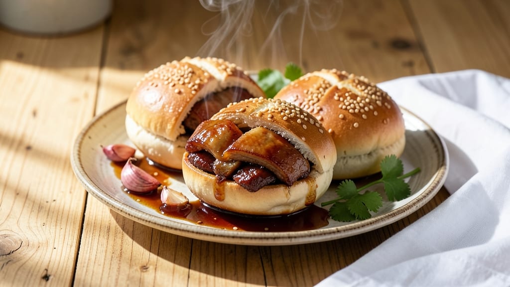 Braised Pork Belly Bao Recipe: Silky Fat-Capped Meat in Steamed Buns