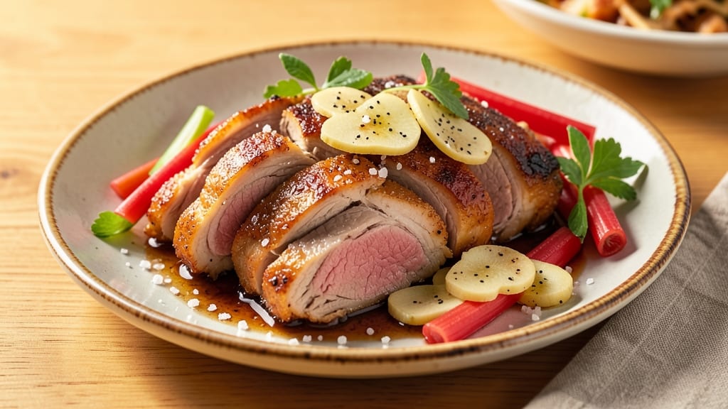Cacoila Pork Recipe: Smoky Sweet Glaze with Crispy Celery Crowns