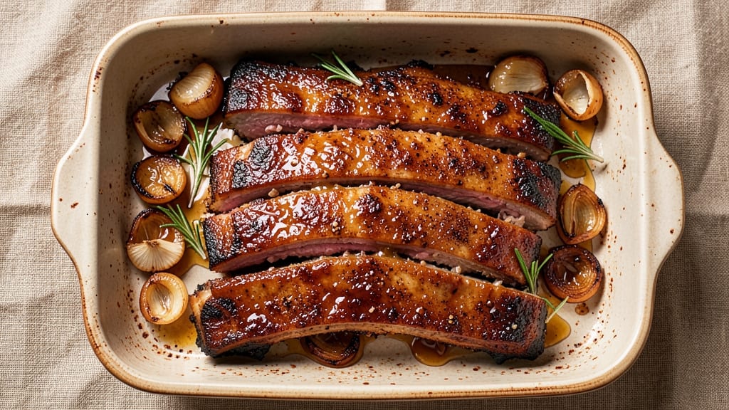 Baked Pork Side Ribs Recipe: Slow-Roasted Crispness with Sweet Caramelized Glaze