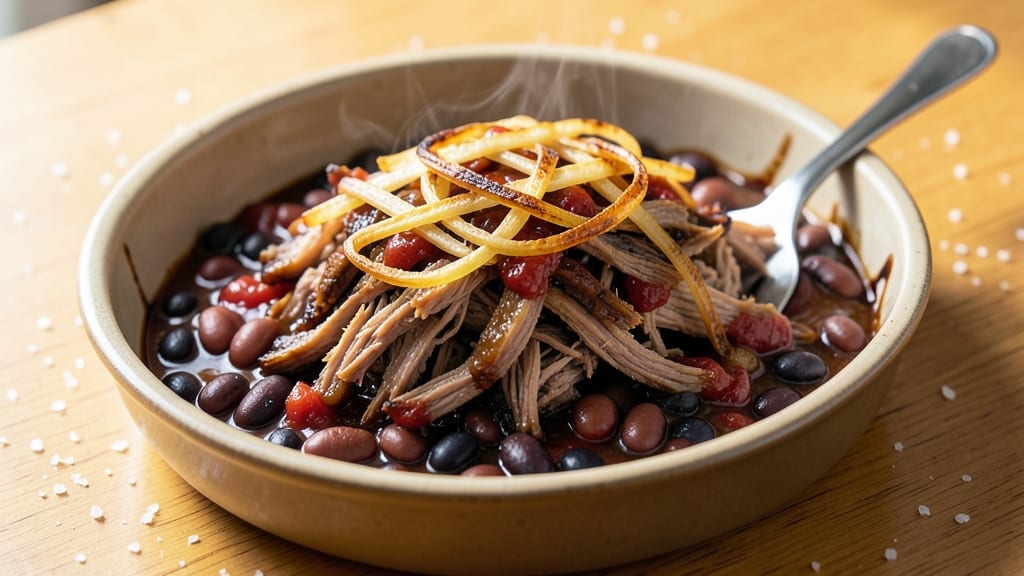 Bush's Baked Beans With Pulled Pork Recipe: Slow-Cooked Smoky-Sweet Harmony
