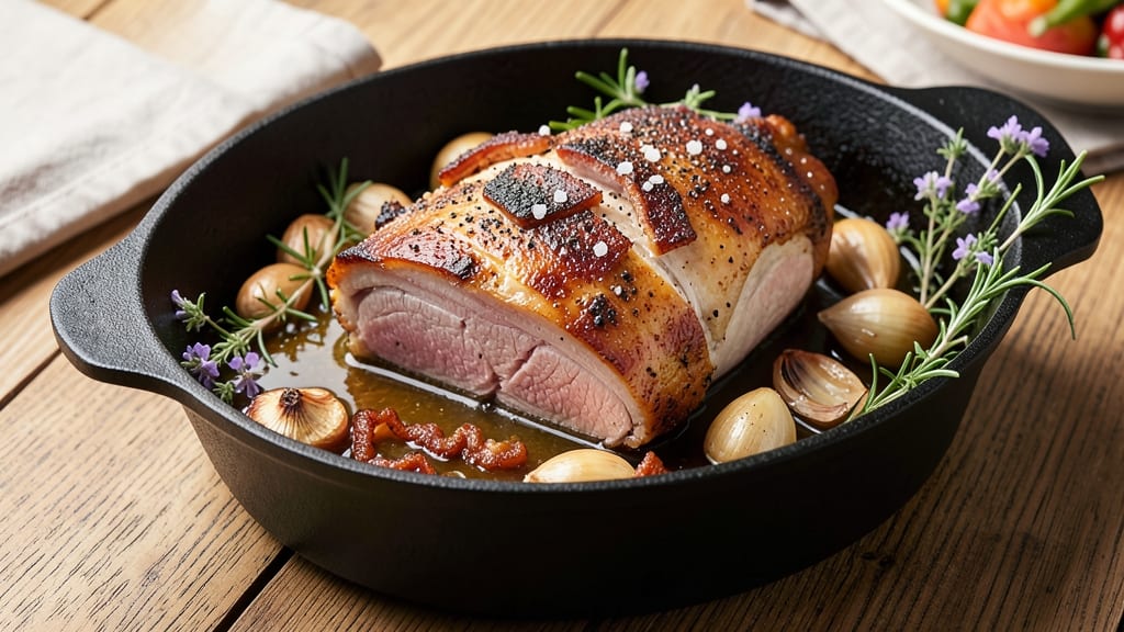 Bone-In Pork Shoulder Roast Recipe Dutch Oven: Crispy Bark and Juicy Fall-Off-Bone Magic