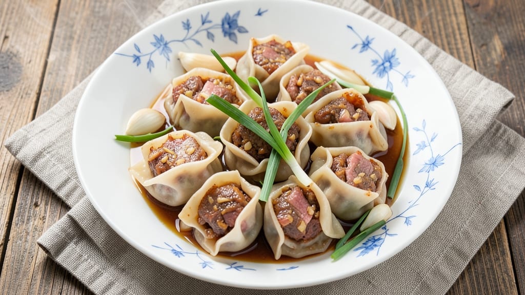 Basic Pork Dumplings Recipe: Pan-Fried Crispy Edges and Juicy Centers