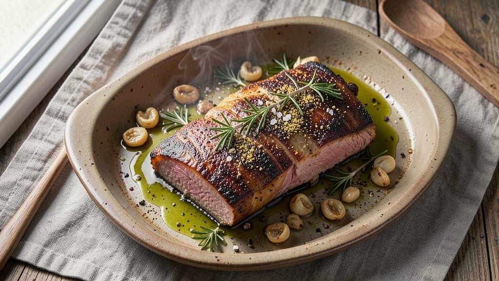 Ninja Foodi Pork Loin Roast Recipe: Pressure-Cooked Juicy Center With Crispy Bark