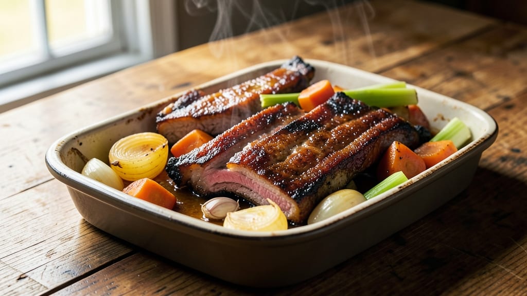 Pork Ribs Recipe: Boil-Then-Bake Crispy Bark, Juicy Core Triumph
