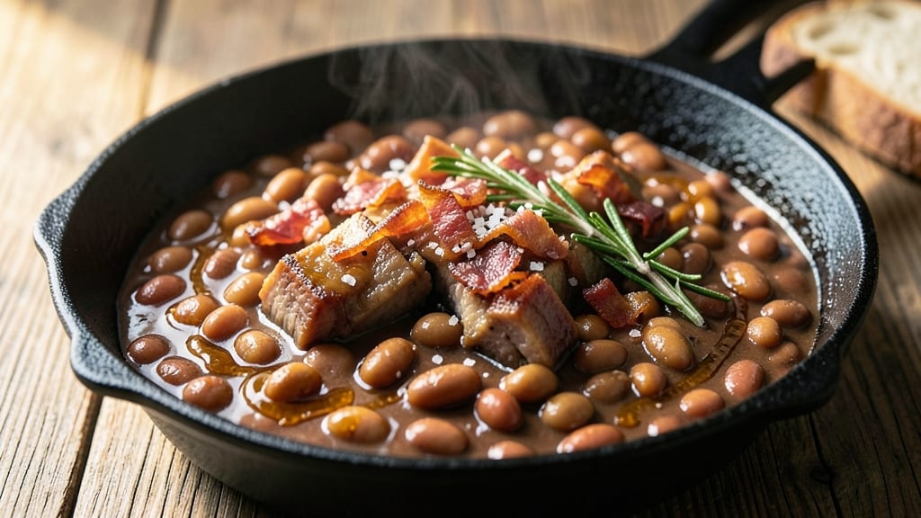 Baked Beans Recipe with Canned Pork and Beans: Smoky-Sweet Slow Cooker Magic