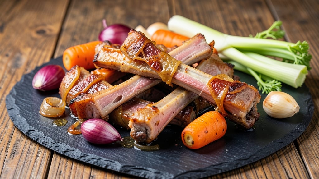 Boiled Pork Neck Bones Recipe: Rich Gelatin Broth for Soups and Stews