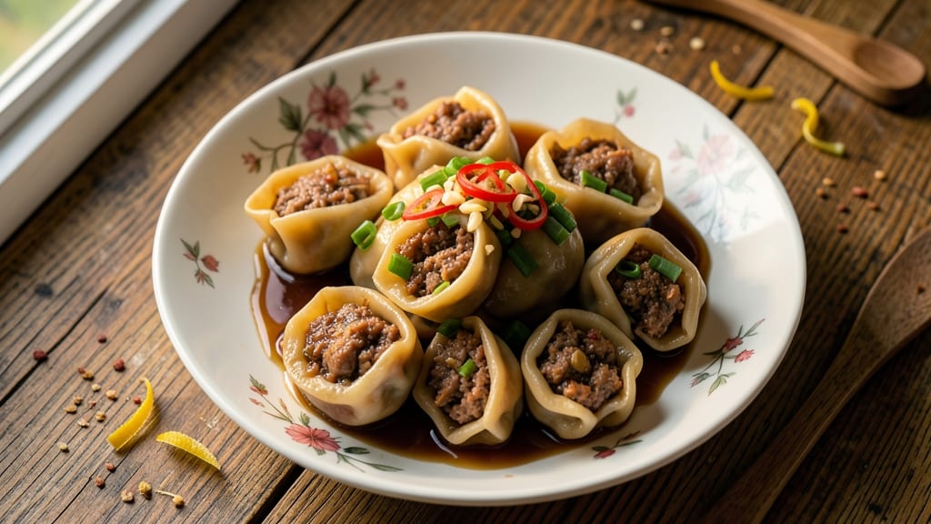 Authentic Pork Dumplings Recipe: Steamed Silky Wraps With Herby Filling