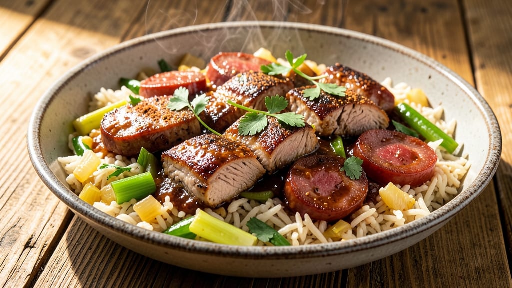 Cajun Pork and Sausage Jambalaya Recipe: Smoky Spice-Packed One-Pot Feast