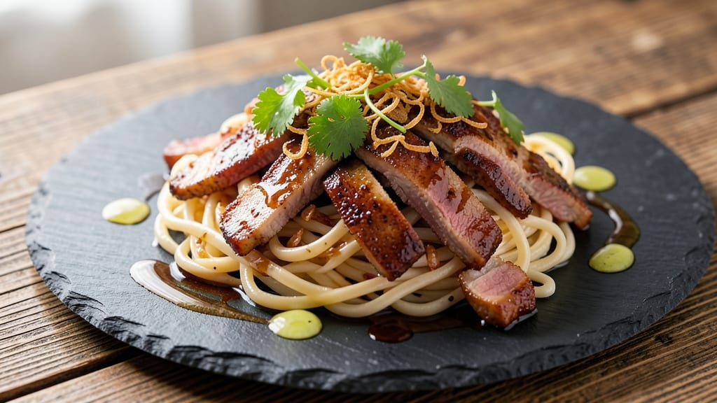 BBQ Pork Noodle Recipe: Smoky-Sweet Swirls With Silky Noodles