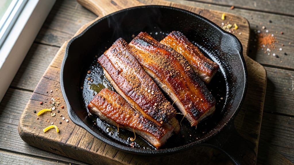 Pork Loin Country-Style Ribs Recipe: Grill-Smoked Crisp Bark Over Juicy Meat